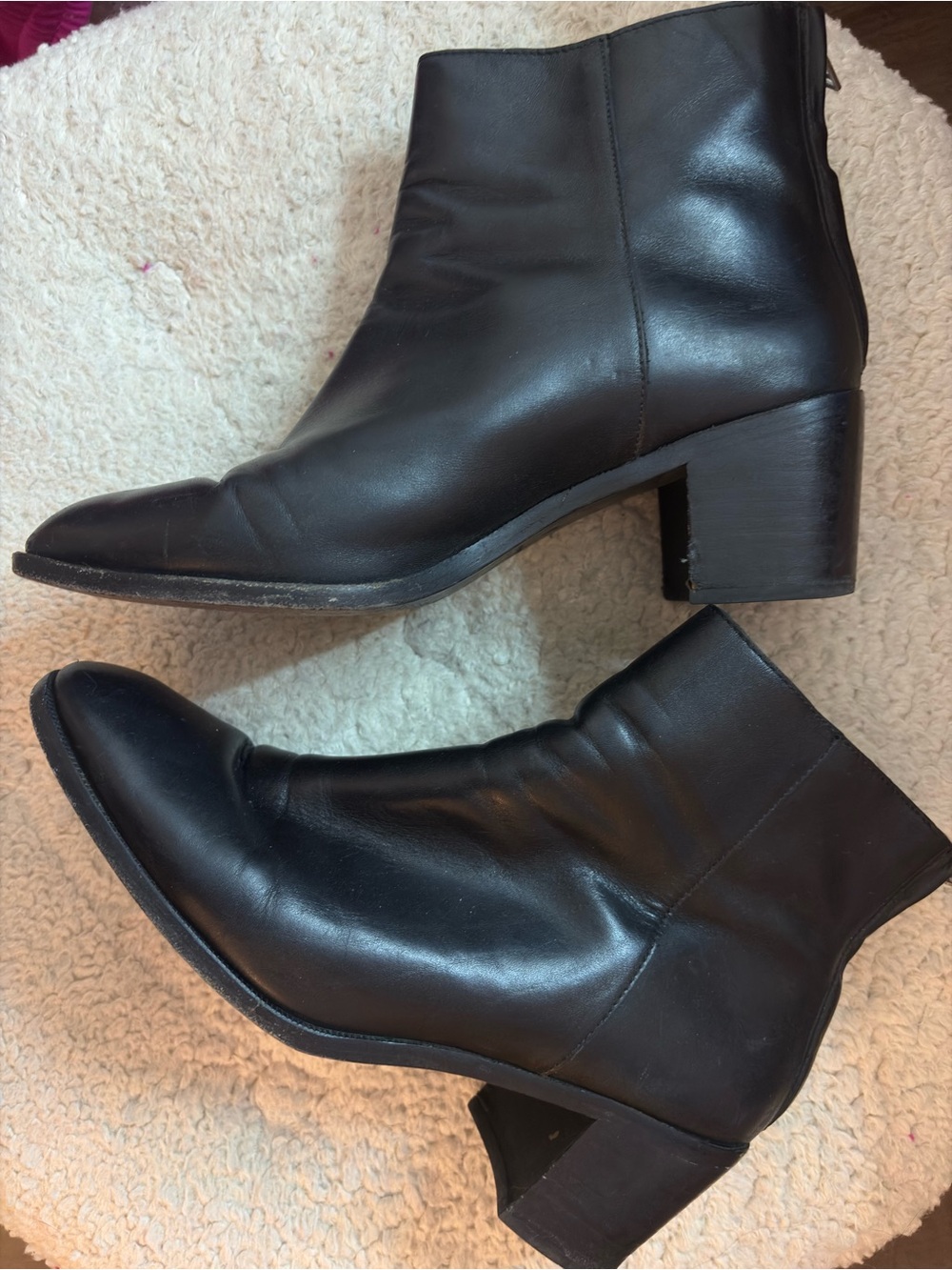 Madewell leather bootie size 10